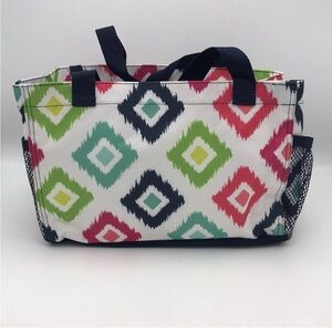 THIRTY ONE All in One Organizer Candy Corners Multi Color Bright Small Bag